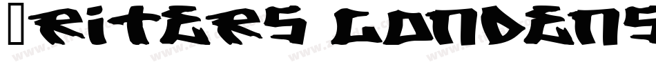 Writers condensed字体转换